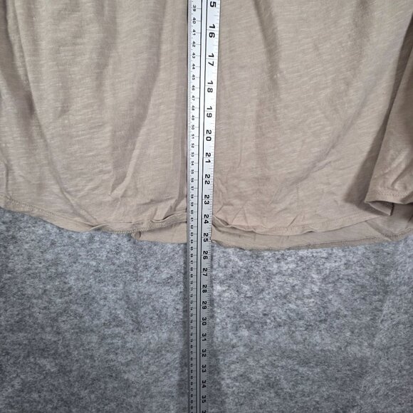 Lucky Brand Women's Long Sleeve Pullover Top Beige Size 2X - Picture 5 of 8